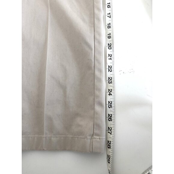 L.L. Bean Pants 34x29 Standard Fit Khaki Chino Casual Dress Preppy Quiet Luxury - Picture 7 of 13